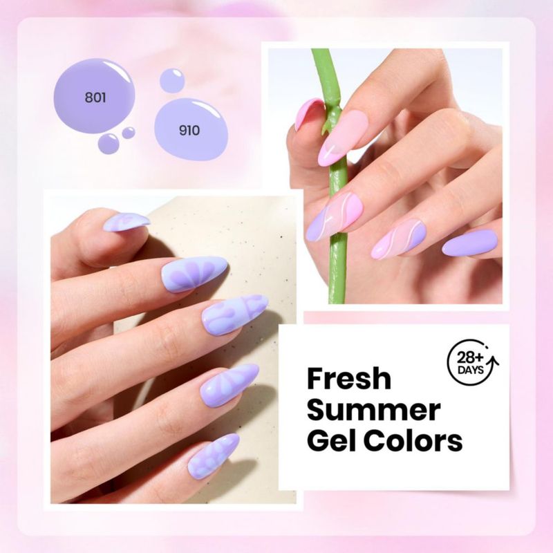 Gel de uñas Beetles 6 colores – Colección Floral Reverie