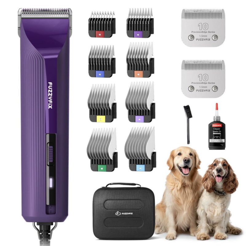 Cortadora de pelo para mascotas FuzzyFix AmpFix de 2 velocidades 120 V