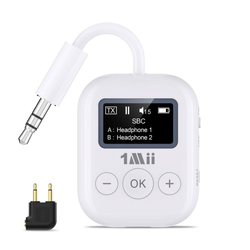 Adaptador Bluetooth 1Mii SafeFly Min para 2 audífonos