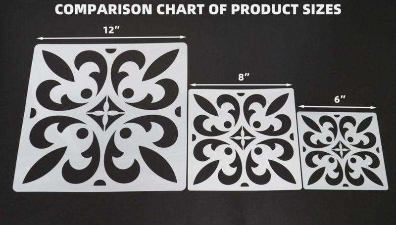 Plantillas para azulejos neglex Pack de 16 30x30 cm Estilo Español