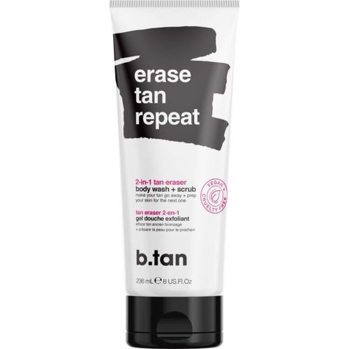 Desbronceador y gel de baño b.tan Erase Tan Repeat 240 ml