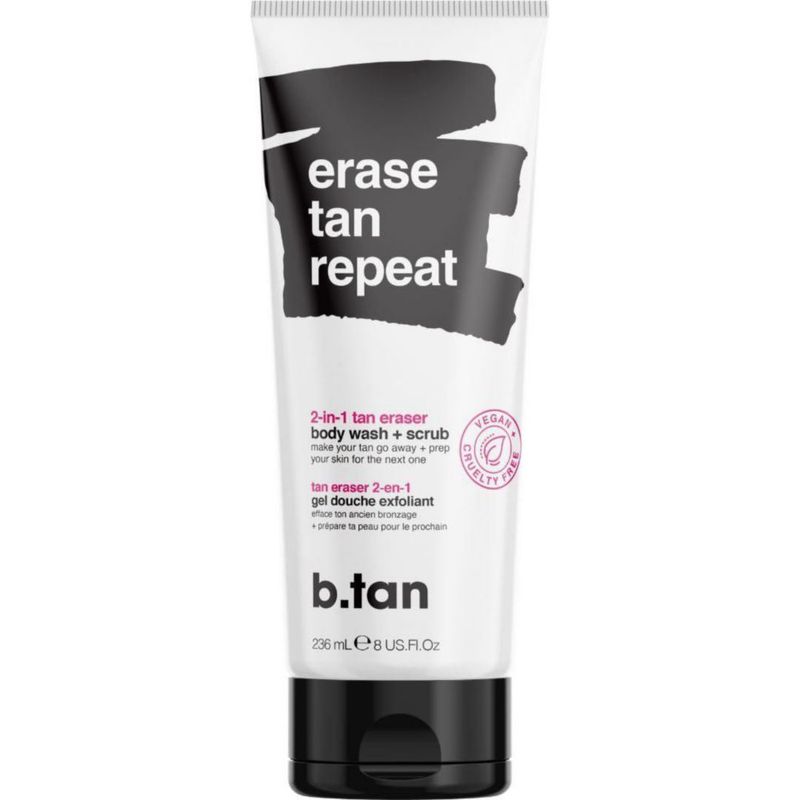 Desbronceador y gel de baño b.tan Erase Tan Repeat 240 ml