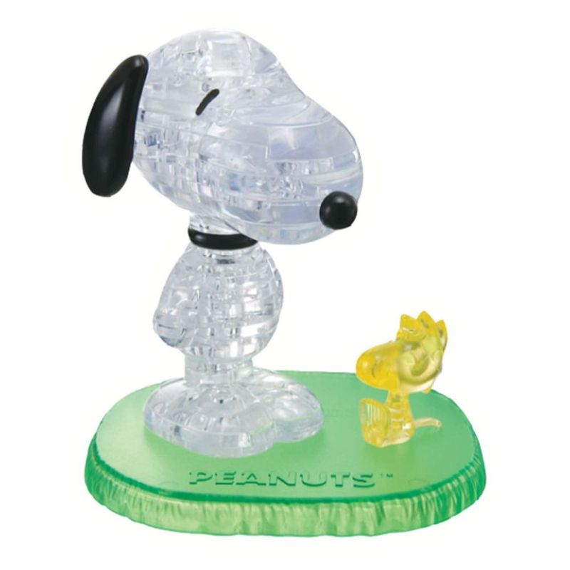 Puzle 3D Crystal BePuzzled Peanuts Snoopy y Woodstock