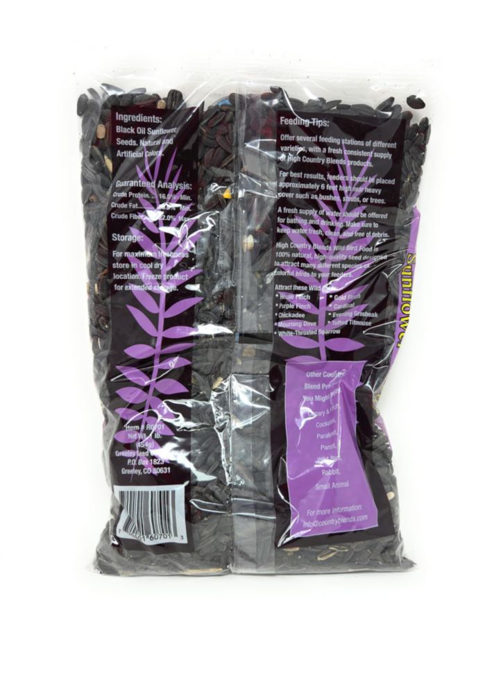Semillas de girasol negro de aceite Dollaritem 454 g (1 lb)