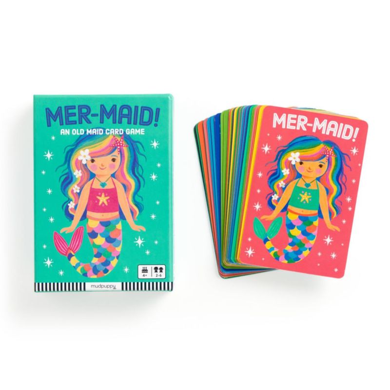Mudpuppy - ¡Mer-Maid! Juego de Cartas para Niños