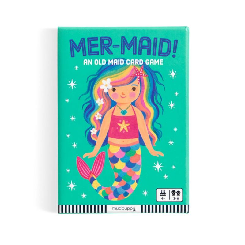 Mudpuppy - ¡Mer-Maid! Juego de Cartas para Niños