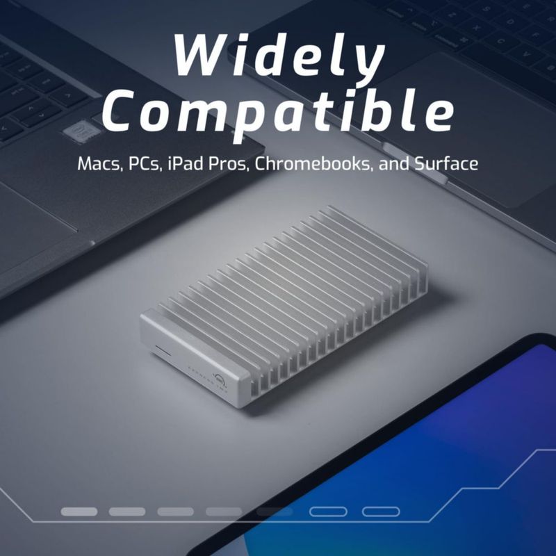 Gabinete SSD OWC Express 1M2 compatible con USB4 y Thunderbolt