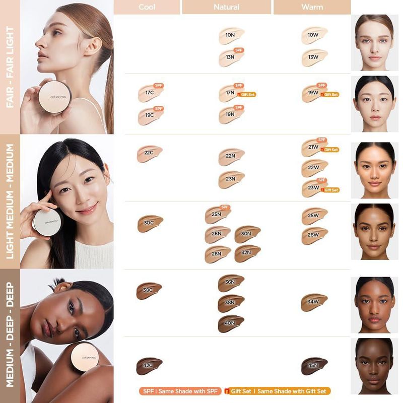 Base JUNG SAEM MOOL Essential Skin Nuder Cushion SPF50