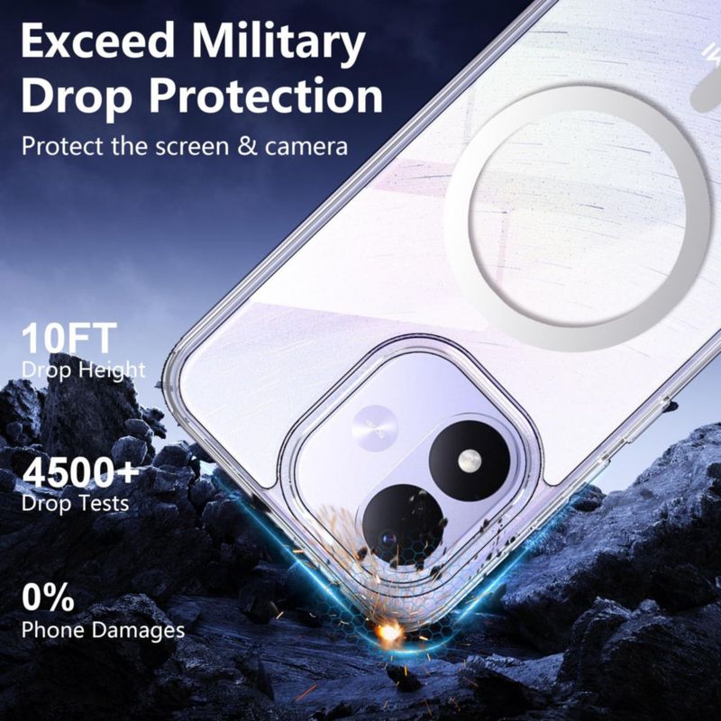 Funda magnética de PC para Redmi Note 17 4G/5G Suttkue