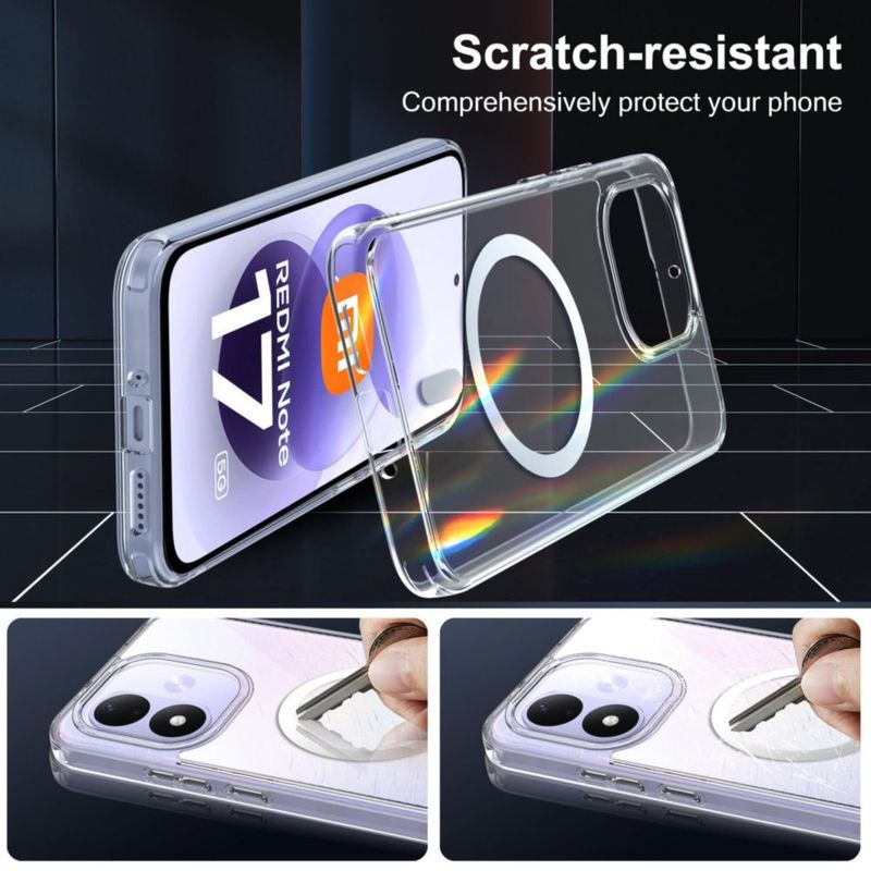 Funda magnética de PC para Redmi Note 17 4G/5G Suttkue