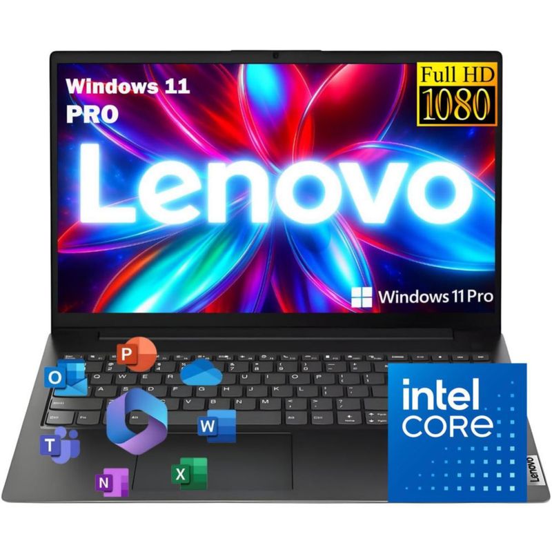 Portátil Lenovo 156" FHD Intel 16 GB 1 TB SSD Windows 11 Pro