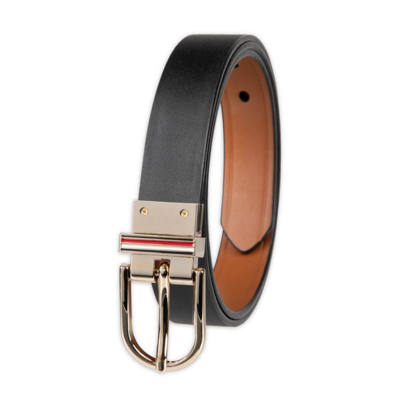 Cinturón reversible de cuero Tommy Hilfiger para mujer 25 cm
