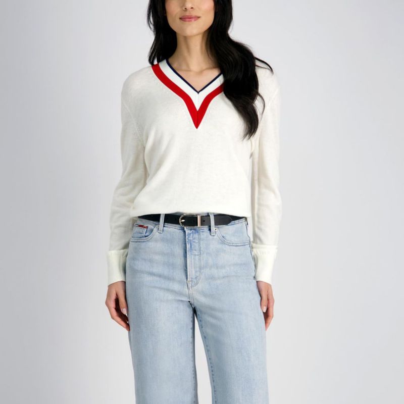 Cinturón reversible de cuero Tommy Hilfiger para mujer 25 cm