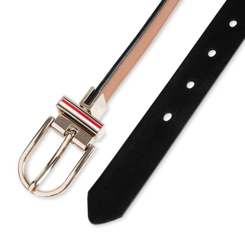 Cinturón reversible de cuero Tommy Hilfiger para mujer 25 cm