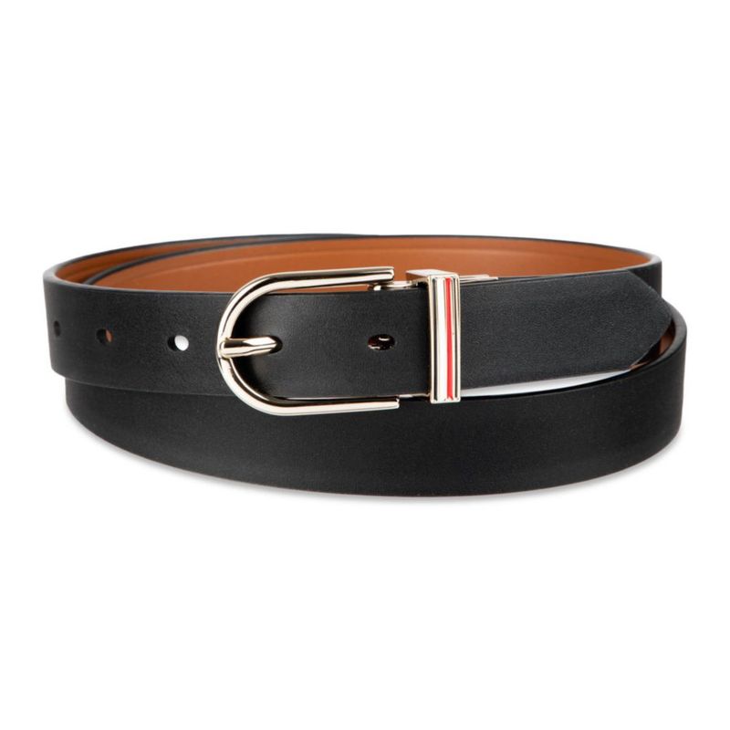 Cinturón reversible de cuero Tommy Hilfiger para mujer 25 cm