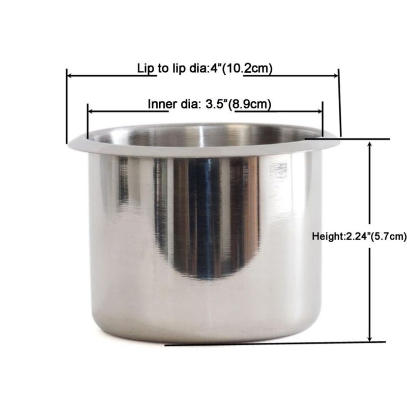 Portavasos jumbo de acero inoxidable para mesa de juego YH Poker