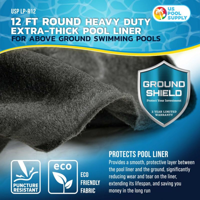 Almohadilla de Protección para la Lámina de Piscina U.S. Pool Supply 12 pies Redonda – Alta Resistencia