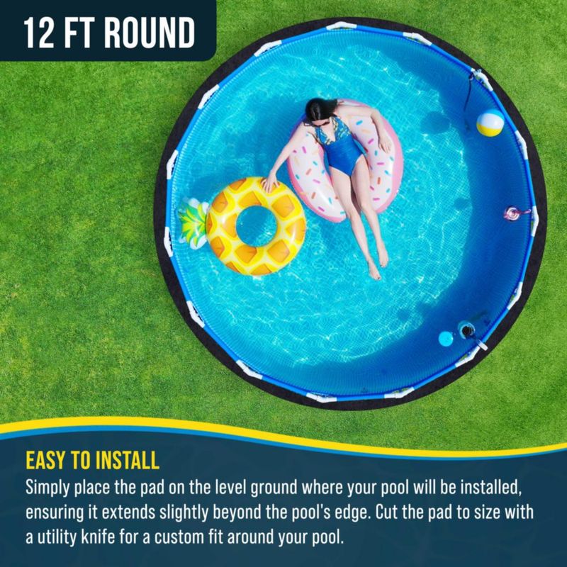 Almohadilla de Protección para la Lámina de Piscina U.S. Pool Supply 12 pies Redonda – Alta Resistencia