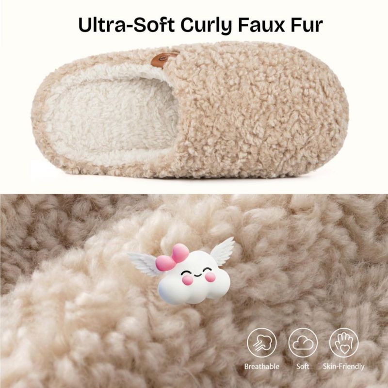 Pantufla EverFoams Caqui 24-25 cm con Espuma de Memoria