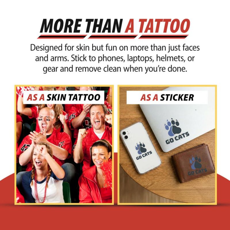 Tatuajes temporales FAN-A-PEEL impermeables pegar y despegar
