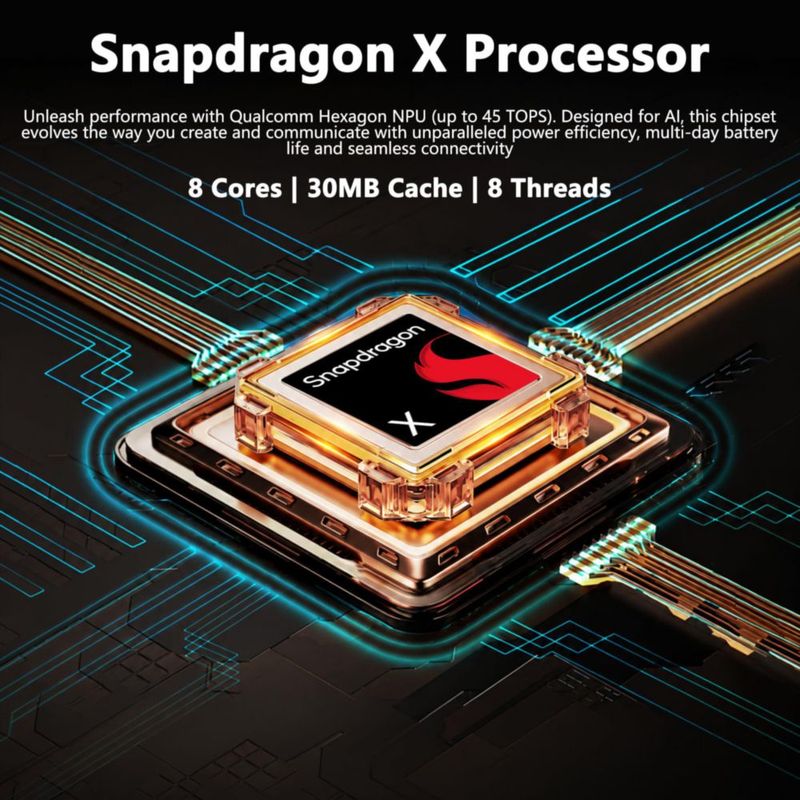 Portátil ASUS Vivobook 14 Snapdragon X 16 GB 512 GB SSD