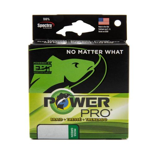 Línea de Pesca POWER PRO 457 m 9 kg Verde Musgo