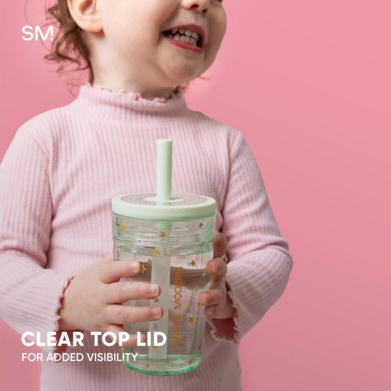 Vaso para Niños Pequeños Simple Modern 355 ml con Diseño de Lunares