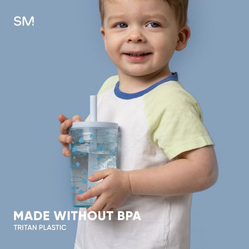 Vaso para Niños Pequeños Simple Modern 355 ml con Diseño de Lunares