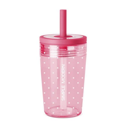 Vaso para Niños Pequeños Simple Modern 355 ml con Diseño de Lunares