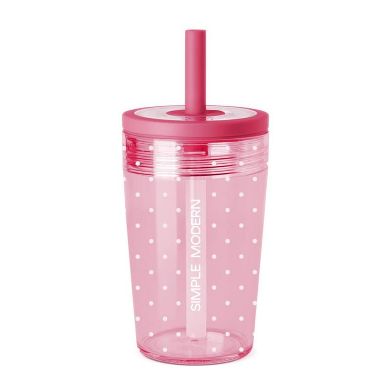 Vaso para Niños Pequeños Simple Modern 355 ml con Diseño de Lunares
