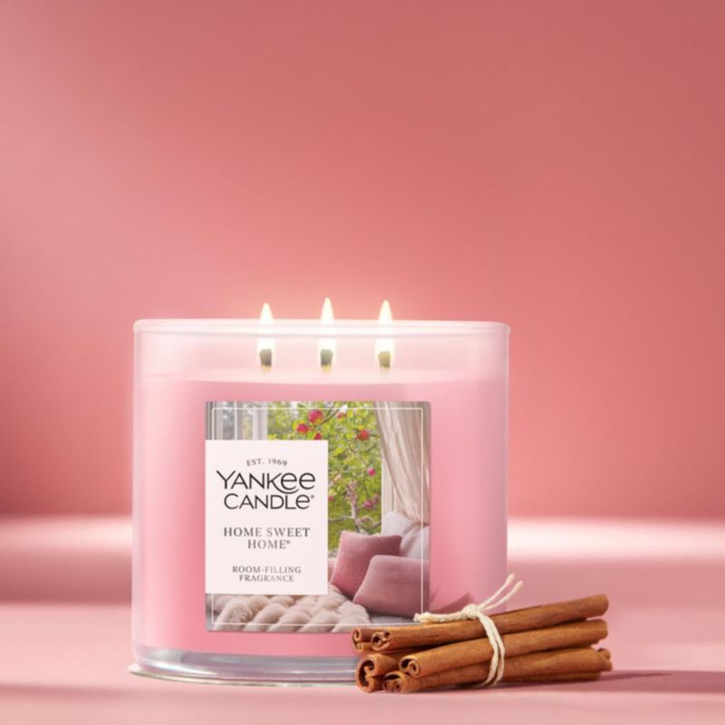 Vela Yankee Candle 411 g 3 mechas Home Sweet Home