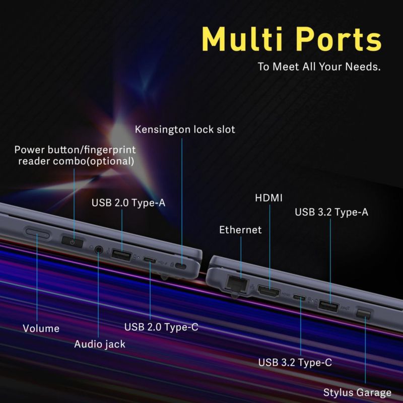 Portátil ASUS 2‑en‑1 de 116" Celeron 4 GB 288 GB Windows 11 Pro