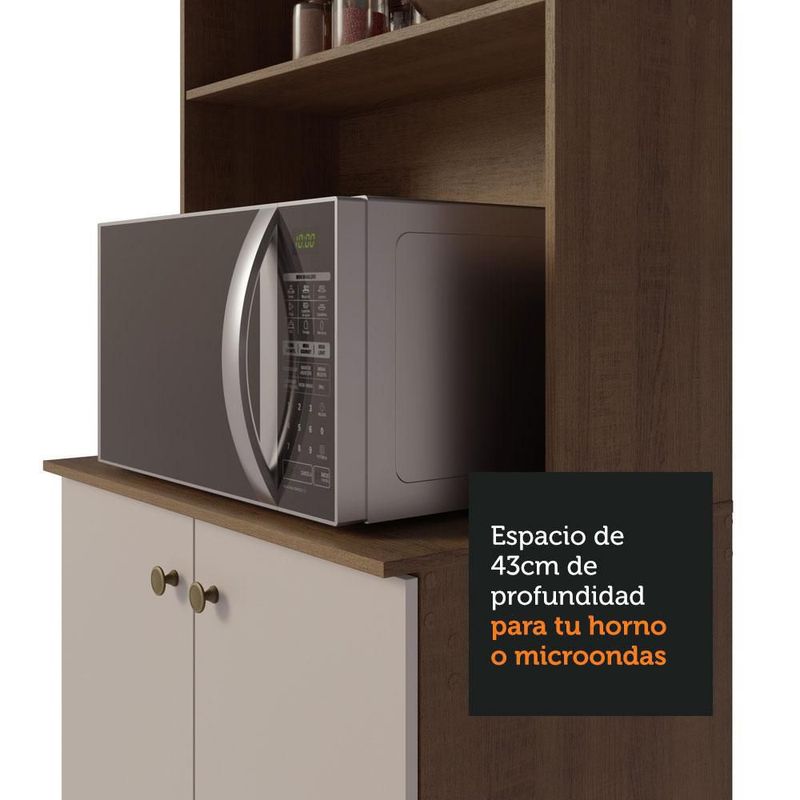 Cocina integral completa modular madesa gourmet 235cm mc 04
