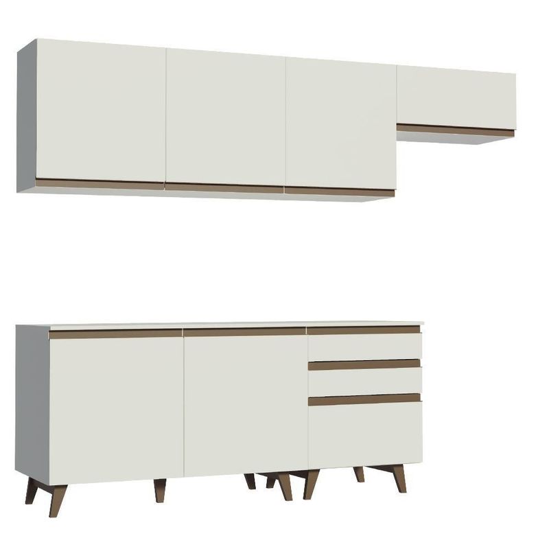 Cocina integral completa modular madesa reims 250cm bb 05