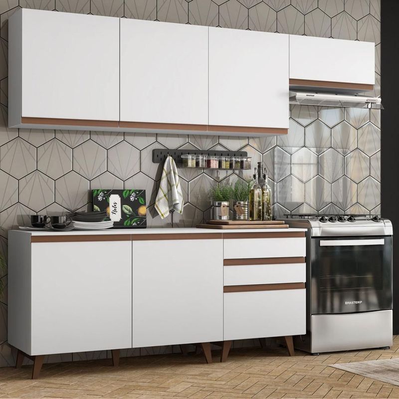 Cocina integral completa modular madesa reims 250cm bb 06