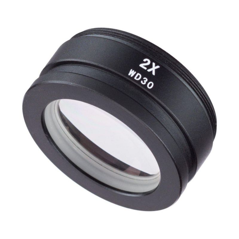 Lente Barlow AmScope 48 mm 2X para Microscopios
