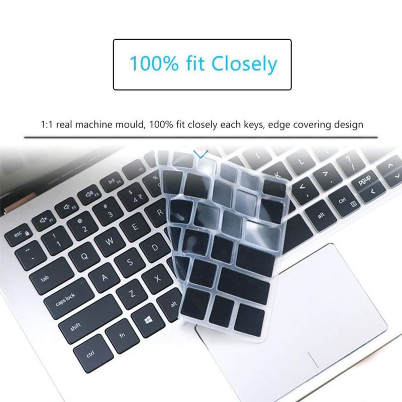 Funda de teclado MUBUY-GOL para Dell Inspiron 14 2 en 1 negra