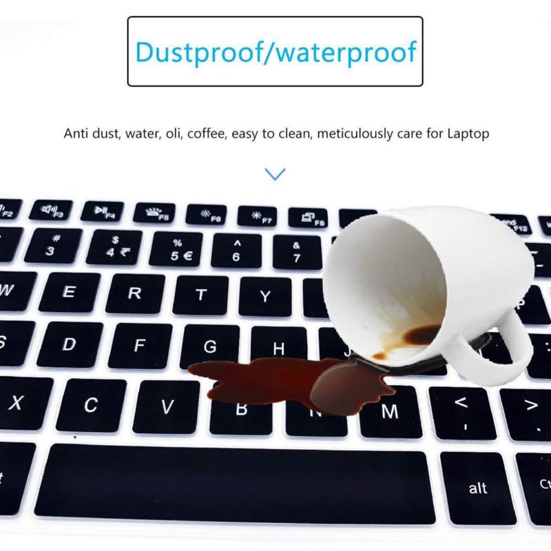 Funda de teclado MUBUY-GOL para Dell Inspiron 14 2 en 1 negra