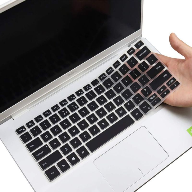 Funda de teclado MUBUY-GOL para Dell Inspiron 14 2 en 1 negra