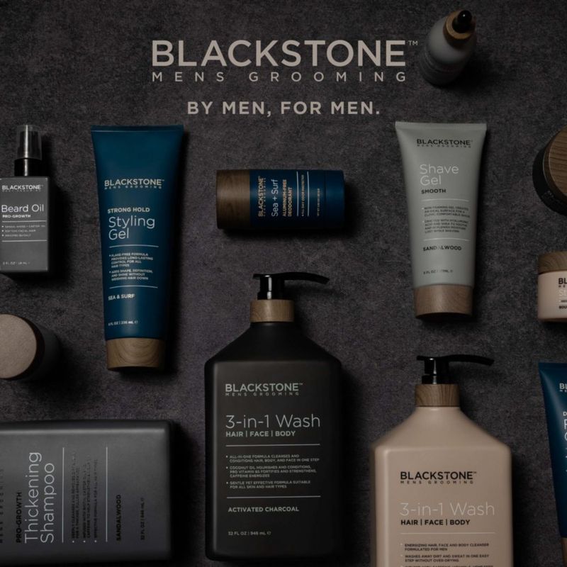 Limpiador facial Blackstone 177 ml Vitamina E y Carbón activado
