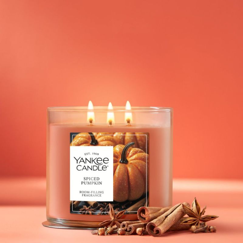Vela Yankee Candle 411 g Calabaza Especiada 3 mechas