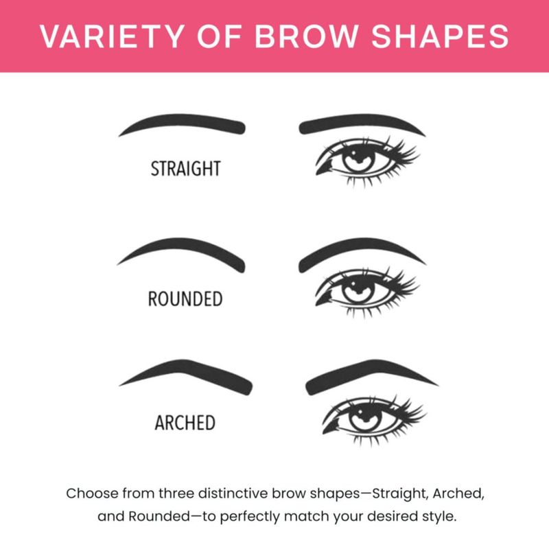 Estampilla para Cejas BrowPro Simone Marrón Oscuro Impermeable