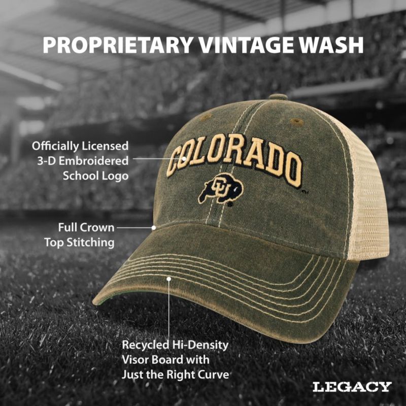 Gorra Legacy Colorado Buffaloes NCAA (licencia oficial) de béisbol
