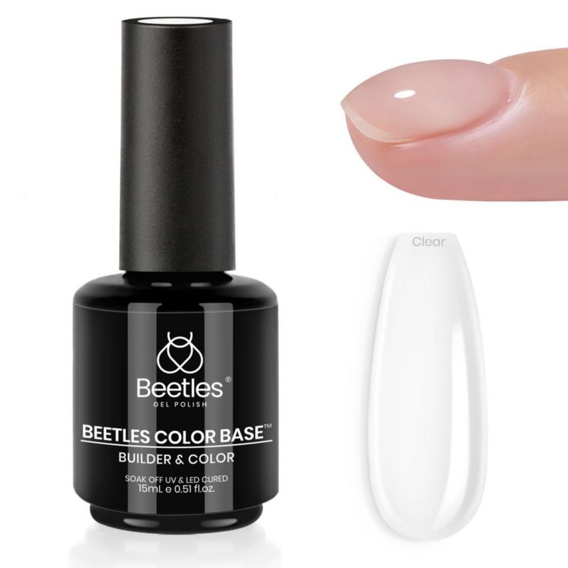 Gel Base Constructora Transparente 15 ml Beetles Gel Polish