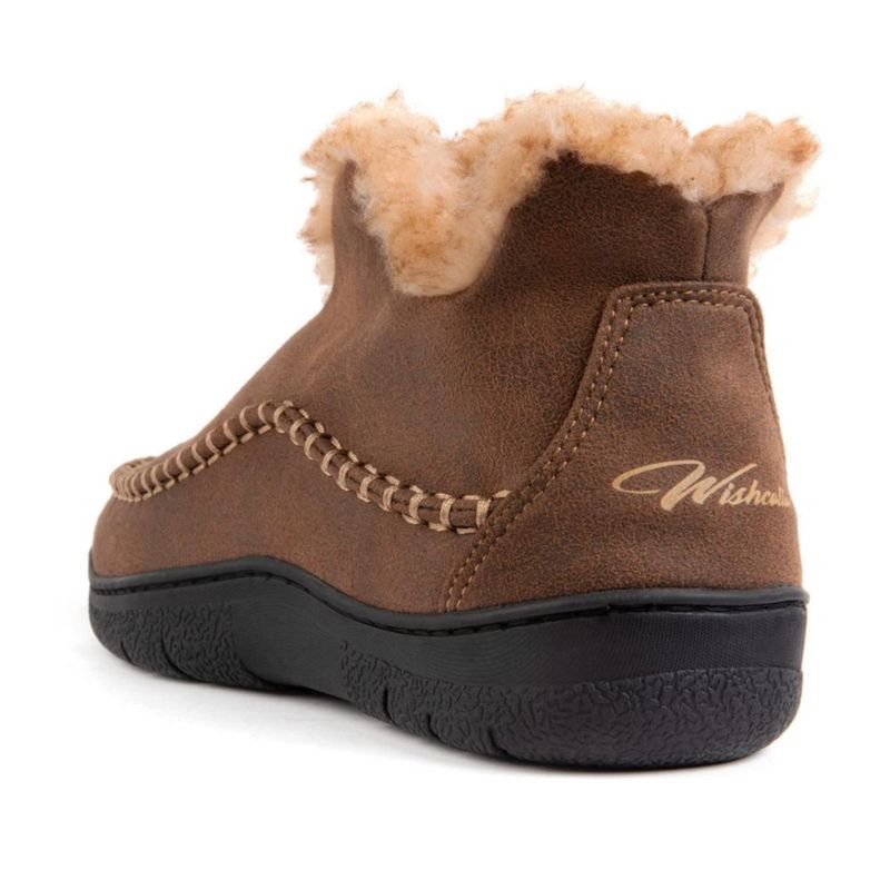 Pantufla Wishcotton talla 10 US color café con espuma viscoelástica