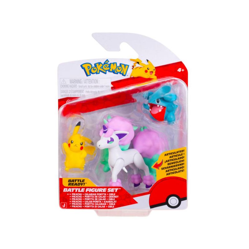 Figuras de juguete Pokémon 5 cm/75 cm Pack de 3 – Pikachu y más