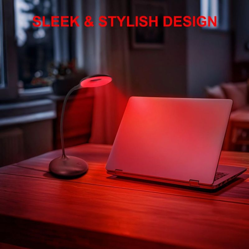Lámpara LED recargable AheadTeca de luz roja 670 nm