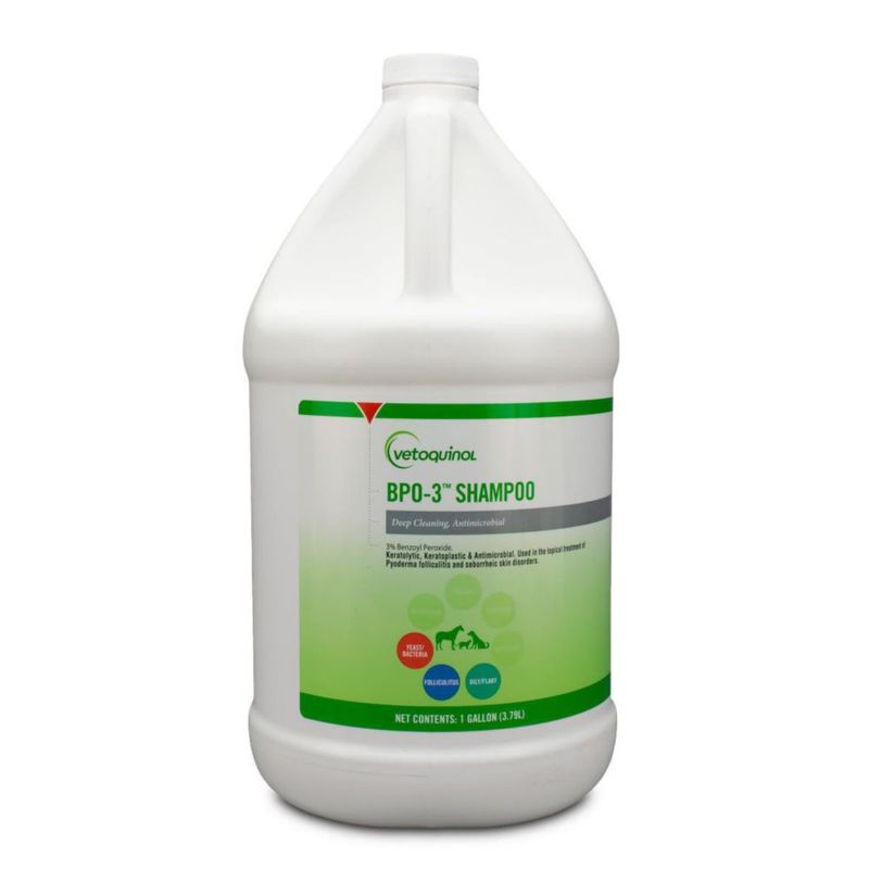 Champú Vetoquinol 38 L BPO‑3 Medicado para Perro Gato y Caballo