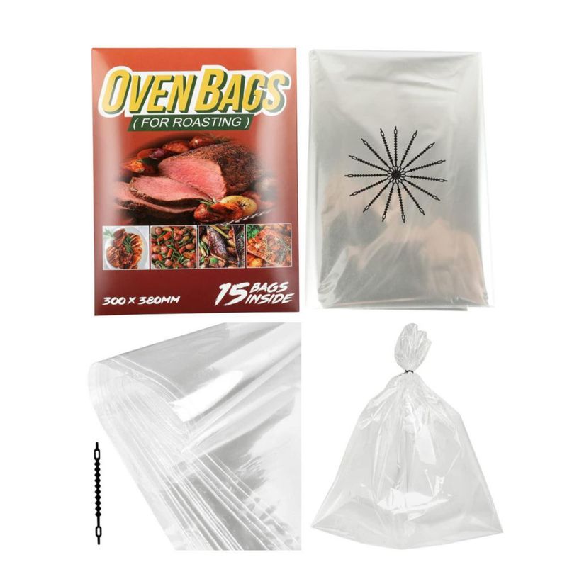 Bolsas de cocción THEAKO 30x38 cm 15 unidades para asar al horno