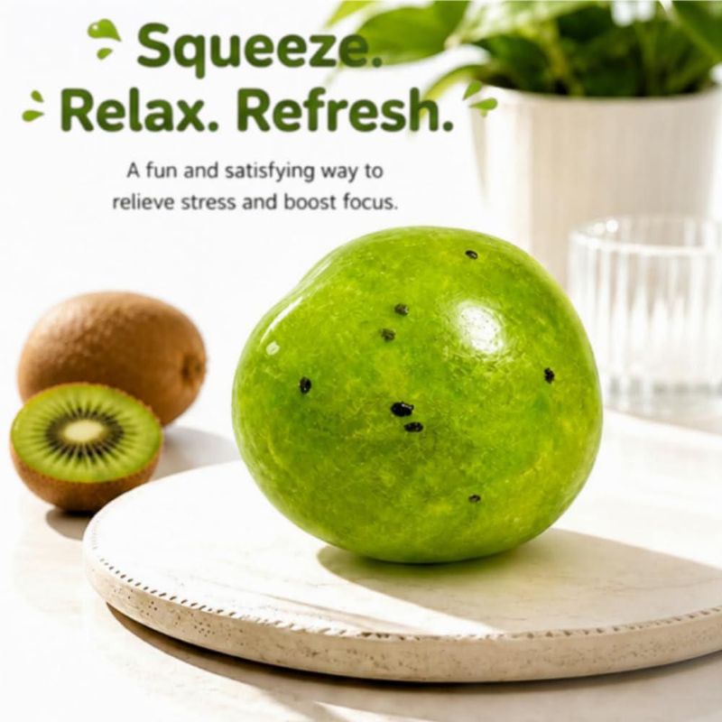 Pelota antiestrés de kiwi de Folltoshe
